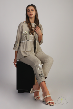 NK LINEN 3PC GARDEN JACKET SET