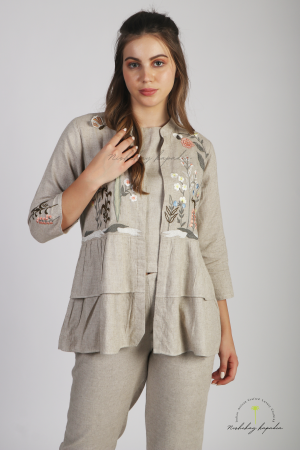 NK LINEN 3PC GARDEN JACKET SET