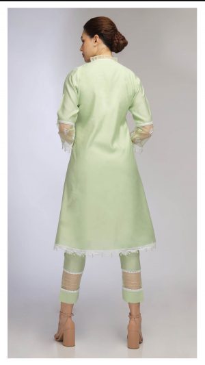 NK GREEN PAKISTANI SUIT SET